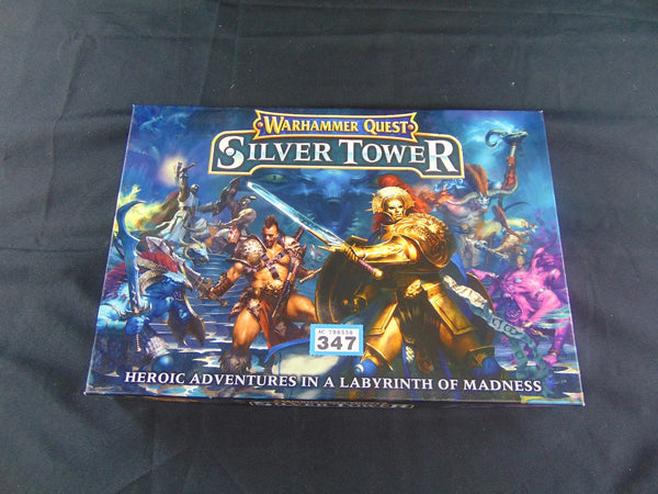 WARHAMMER QUEST SILVER TOWER GAME NO MINIATURES