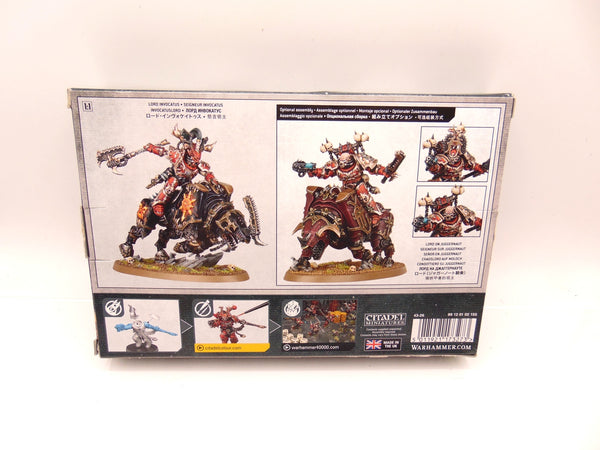 Lord Invocatus / World Eaters Chaos Lord on Juggernaut