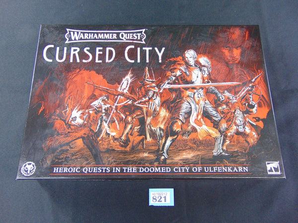 Warhammer Quest Cursed City - No miniatures.