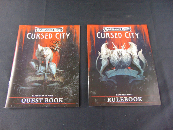 Warhammer Quest Cursed City - No miniatures.