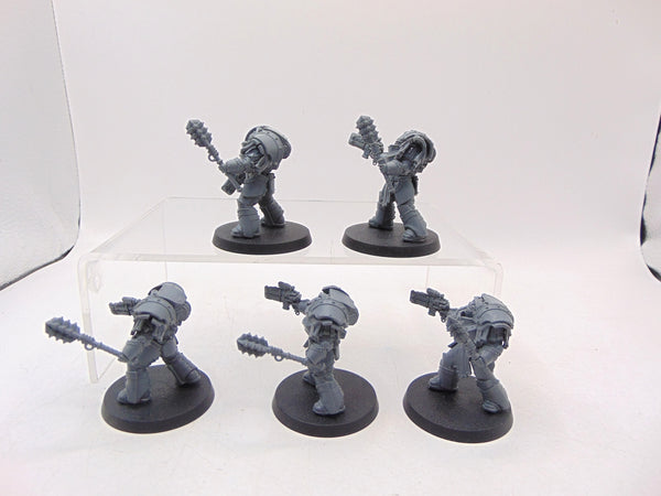 Cataphractii Terminators with Volkite Chargers and Power Mauls