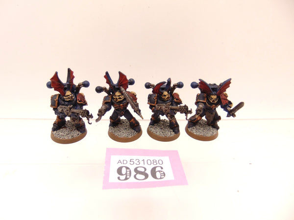 Night Lords Chaos Space Marine Squad