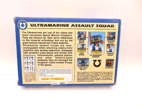 Ultramarines Assault Squad - Empty Box