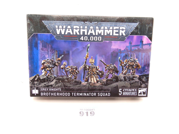 Grey Knights Brotherhood Terminator Squad