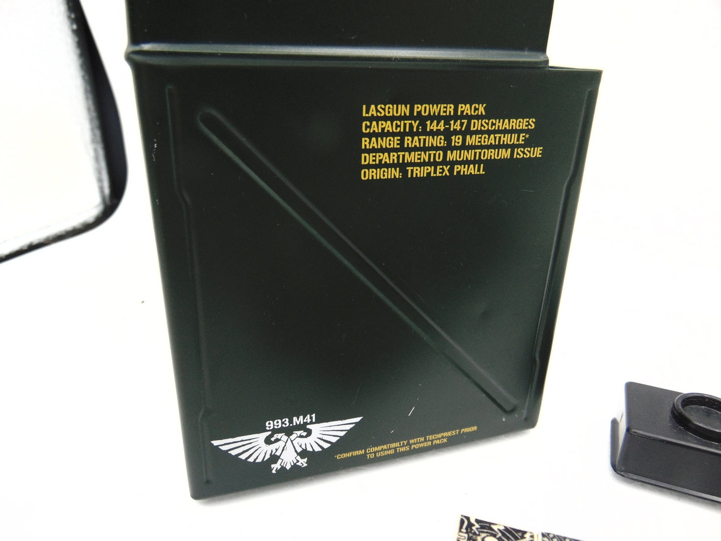 Warhammer 40k Lasgun Power Pack Dice Tin (#55) (Rarität) (Neu (gemäss Warhammer 40k Lasgun Power Pack Dice Tin (#55) (Rarität) (Neu (gemäss