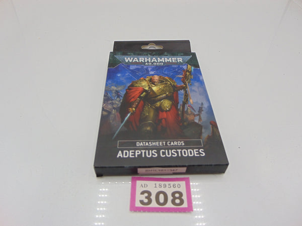 Datasheet Cards Adeptus Custodes