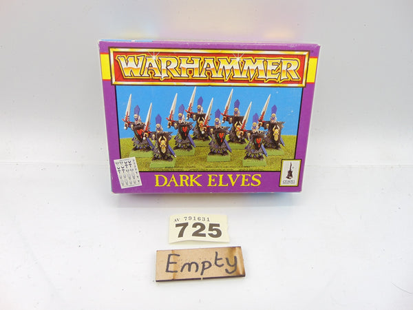 Dark Elves Warriors - Empty Box