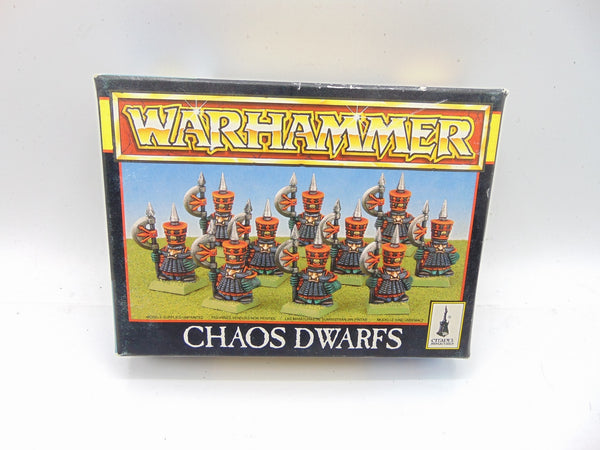 Chaos Dwarfs Warriors / Axemen - Empty Box