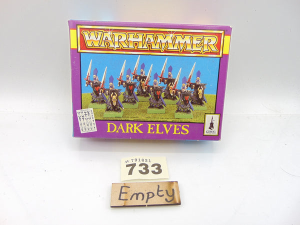 Dark Elves Warriors - Empty Box