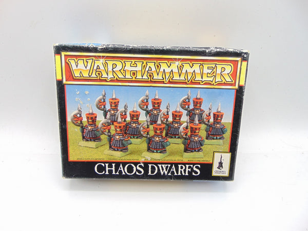 Chaos Dwarfs Warriors / Axemen - Empty Box