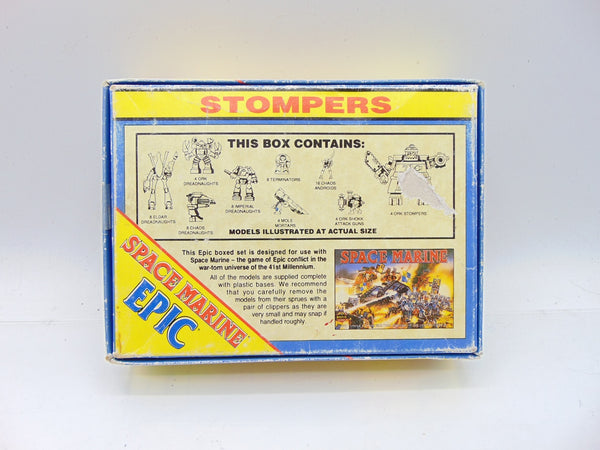 Epic Space Marine Stompers - Empty Box