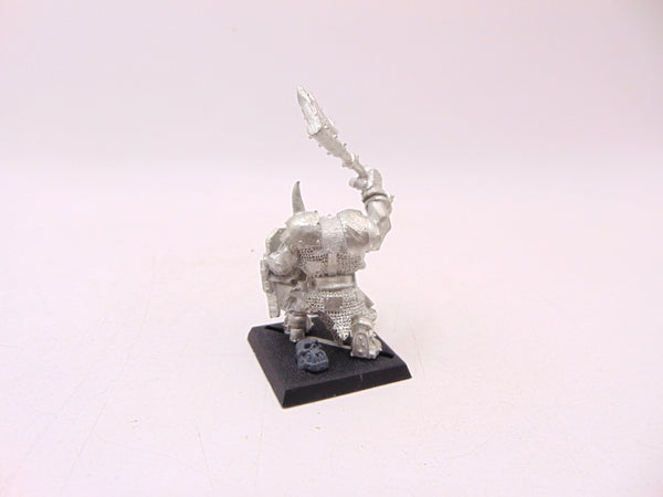 Black Orc Big Boss with Axe & Shield
