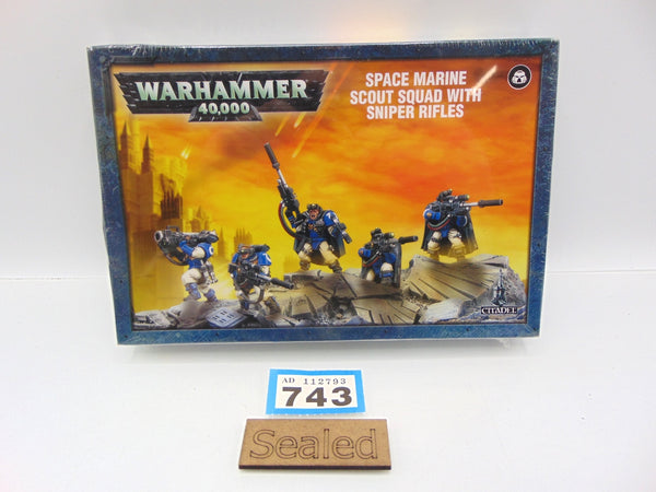 Space Marine Scouts with Sniper Rifles