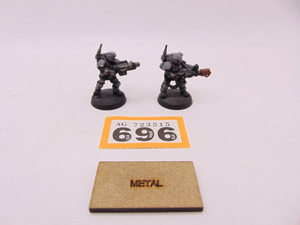 Kasrkin Grenade Launcher & Flamer
