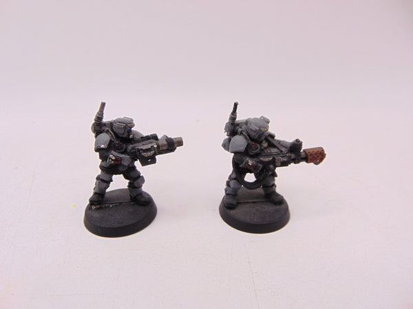 Kasrkin Grenade Launcher & Flamer