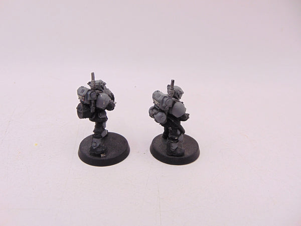Kasrkin Grenade Launcher & Flamer
