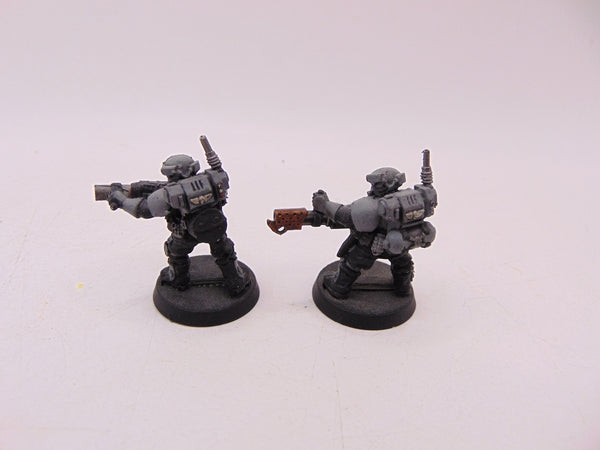 Kasrkin Grenade Launcher & Flamer