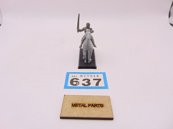 Bretonnian Knight - Sword and Open Helm