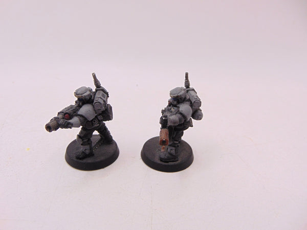 Kasrkin Grenade Launcher & Flamer
