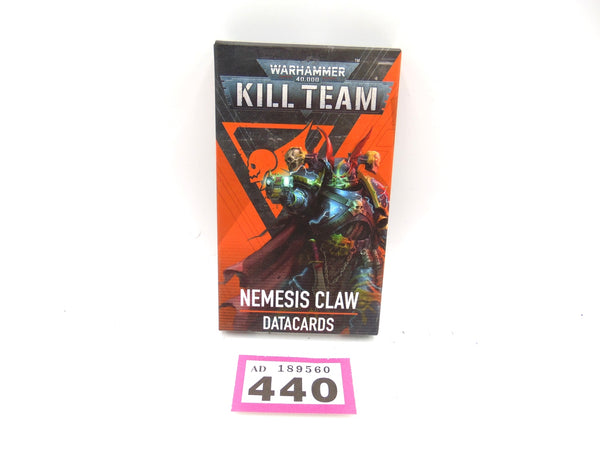 Kill Team Nemesis Claw Datacards