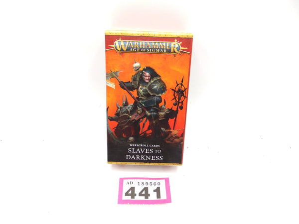 Warscroll Cards Slaves to Darkness