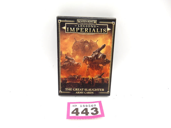 Legions Imperialis The Great Slaughter Army Cards