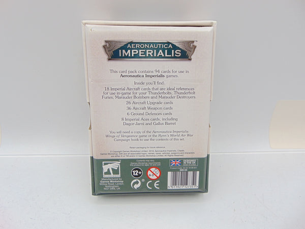 Aeronautica Imperialis Aircraft and Aces Imperial Navy Cards