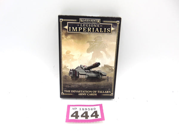 Legions Imperialis The Devastation of Tallarn Army Cards