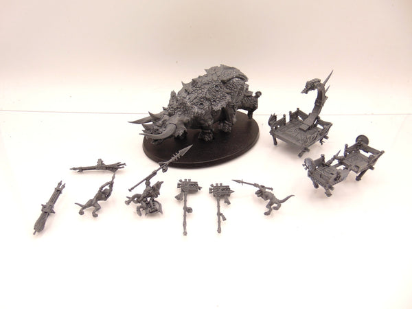 Skink Chief on Stegadon