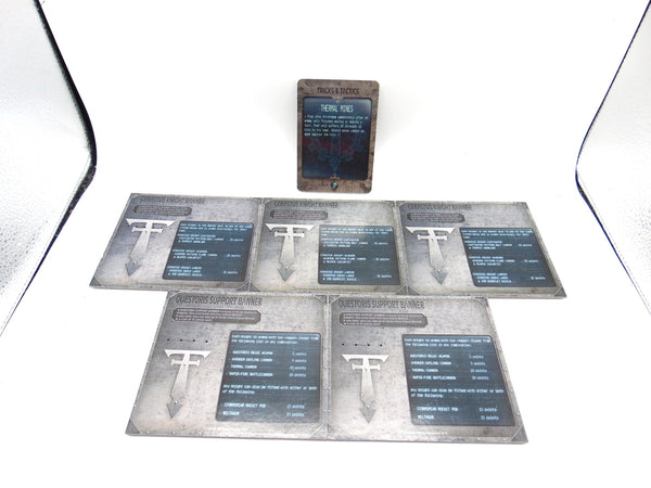 Adeptus Titanicus Imperial Knight Command Terminals Pack & Stratagem Large Card  Pack