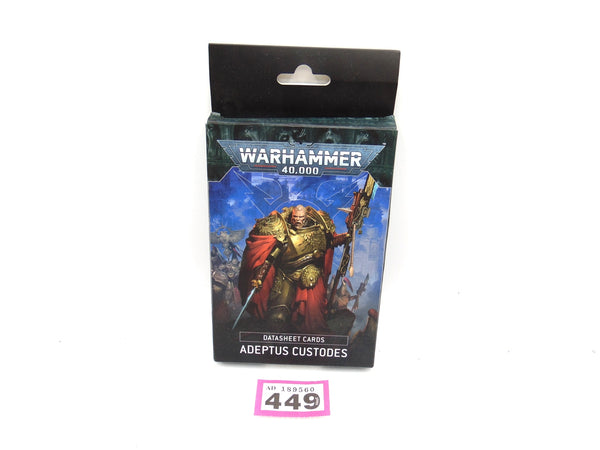 Datasheet Cards Adeptus Custodes