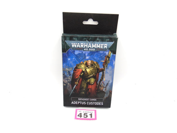 Datasheet Cards Adeptus Custodes