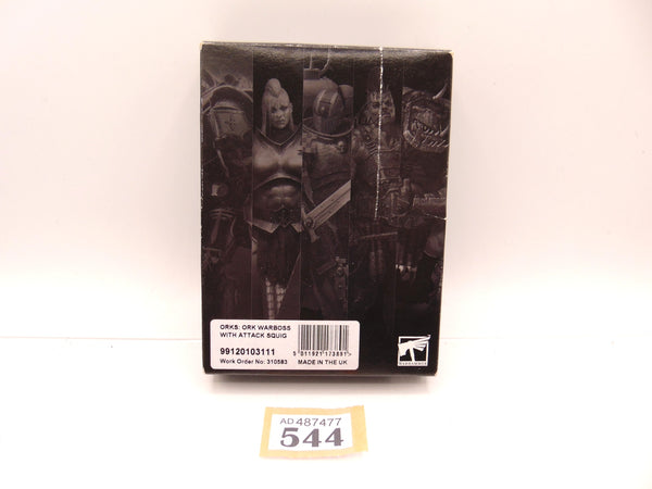 Ork Warboss with Attack Squig