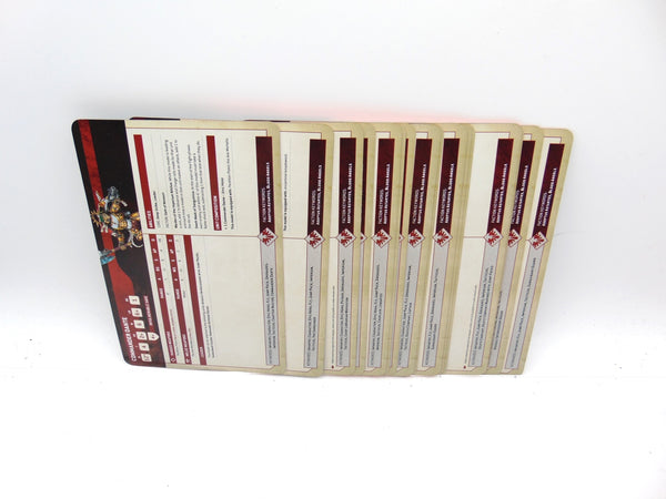 Blood Angels Ltd Edition Data Cards
