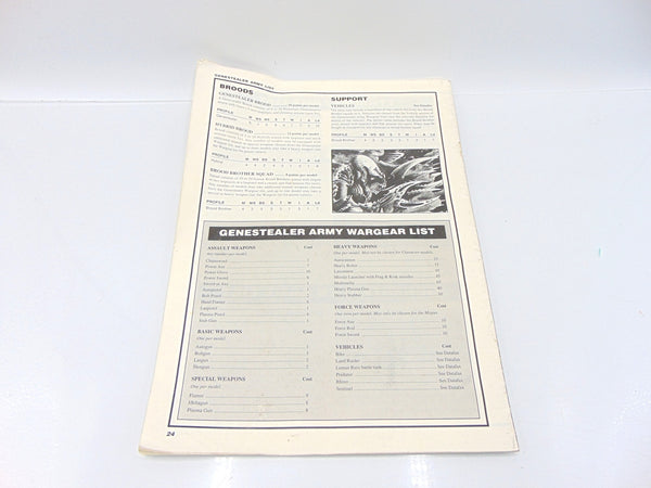 Warhammer 40,000 Codex Army Lists