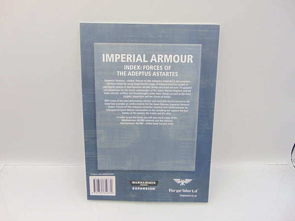 Imperial Armour Index Forces of the Adeptus Astartes
