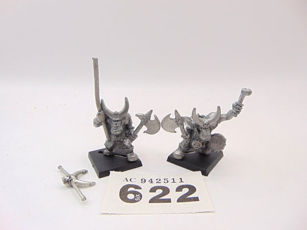 Black Orc Command Musician & Standard