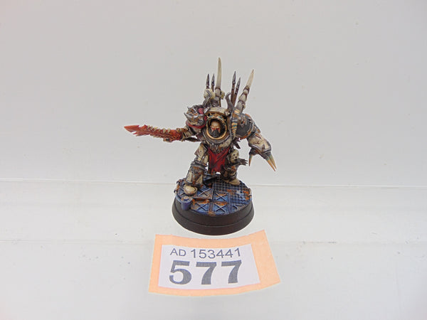 Chaos Lord in Terminator Armour Conversion