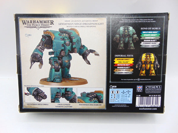 Leviathan Siege Dreadnought with Claw & Drill Weapons