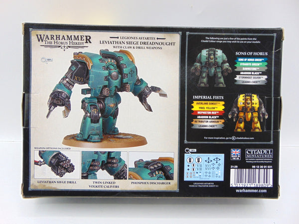 Leviathan Siege Dreadnought with Claw & Drill Weapons