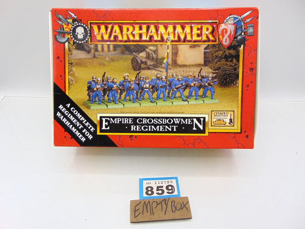 Empire Crossbowmen Regiment - Empty Box