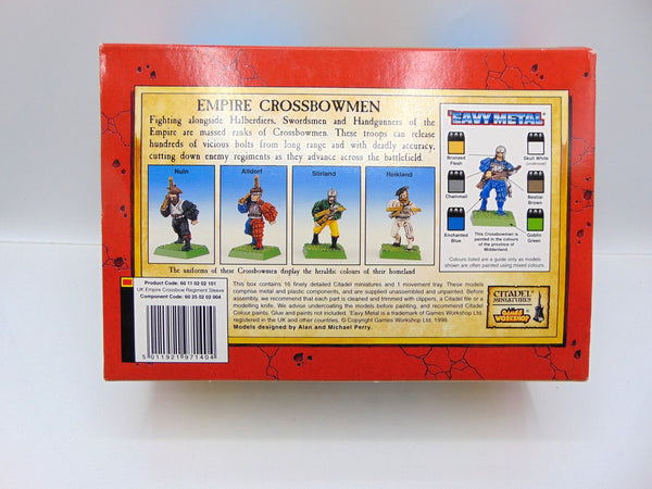 Empire Crossbowmen Regiment - Empty Box
