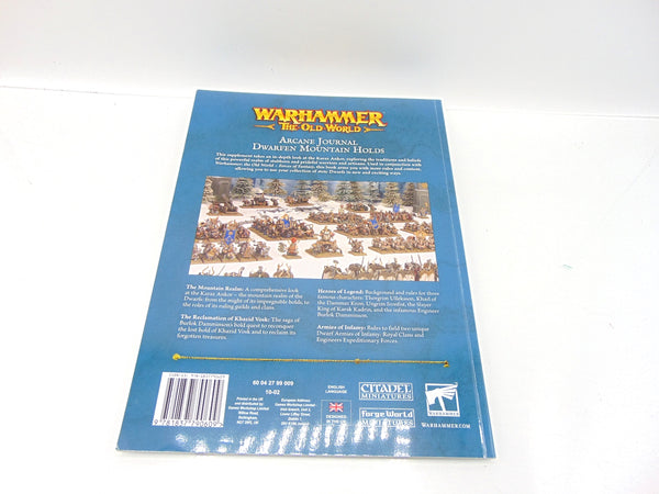 Arcane Journal Dwarfen Mountain Holds