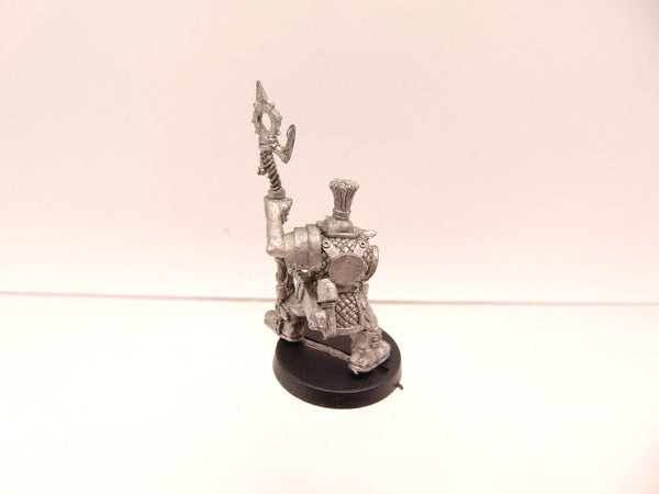 Minder with Copper Staff