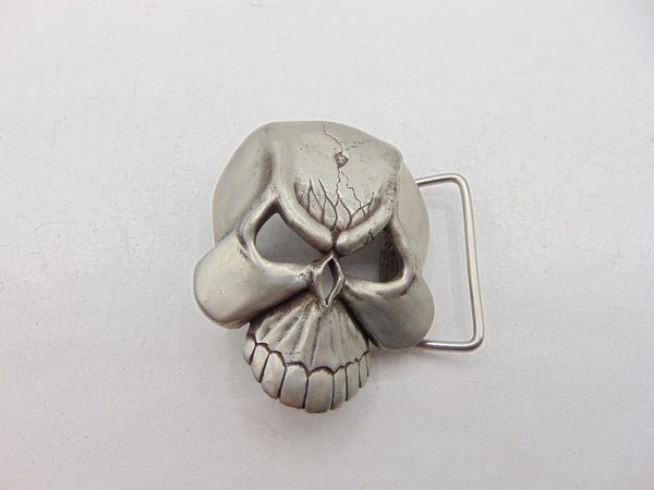 Undead Skull Bulldog Belt Buckle