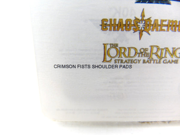 Crimson Fists Shoulder Pads