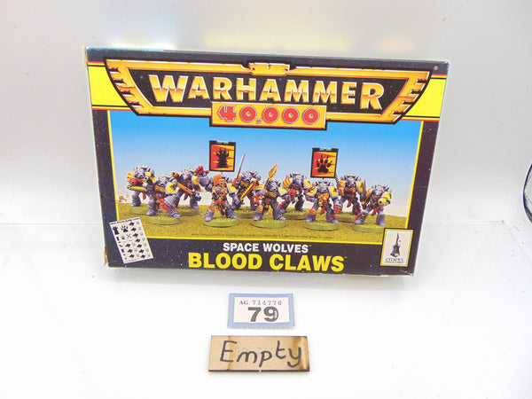 Blood Claws Empty Box