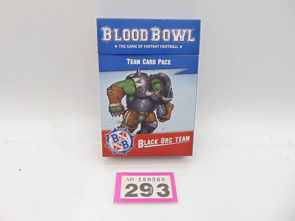 Blood Bowl Black Orc Team Cards