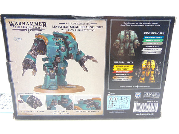 Leviathan Siege Dreadnought with Claw & Drill Weapons