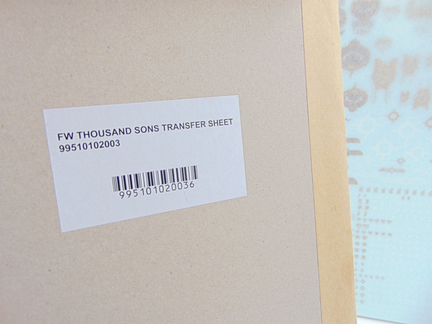 Thousand Sons Transfer sheet The Troll Trader